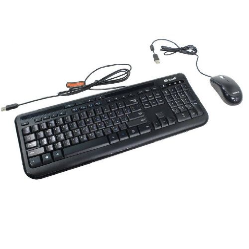 Комплект клавиатура и мышь Microsoft Bluetooth Desktop Black (QHG-00011)