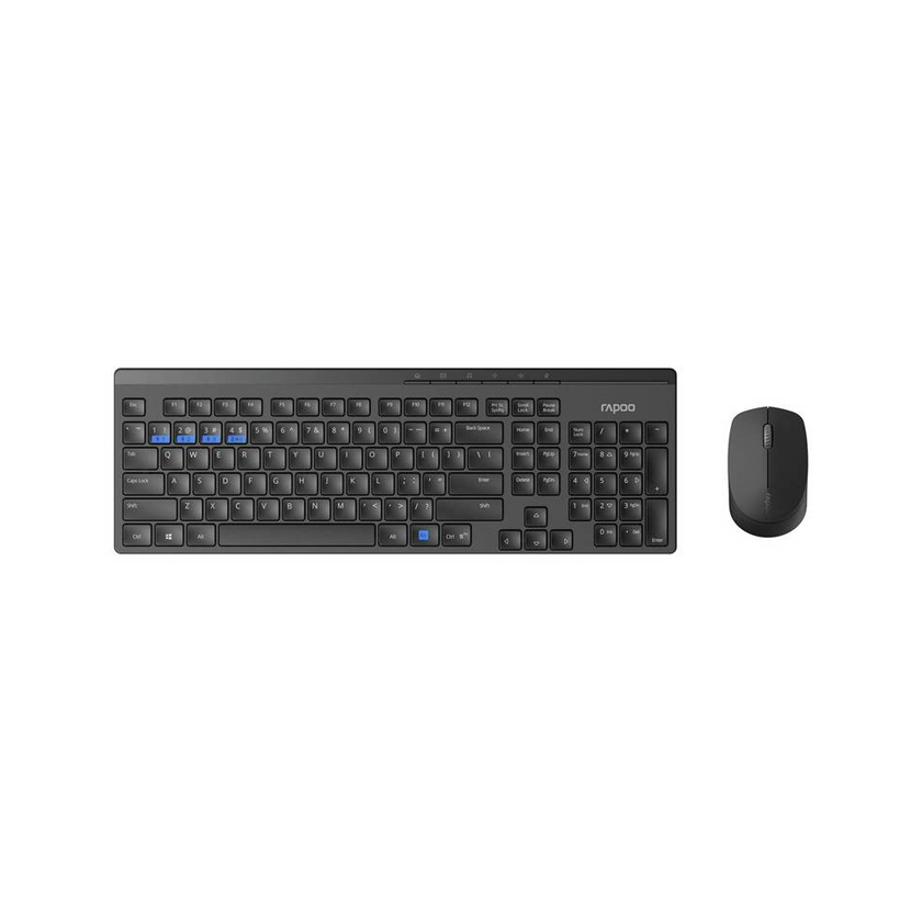

Комплект клавиатура и мышь Rapoo 8100M Black (18294)