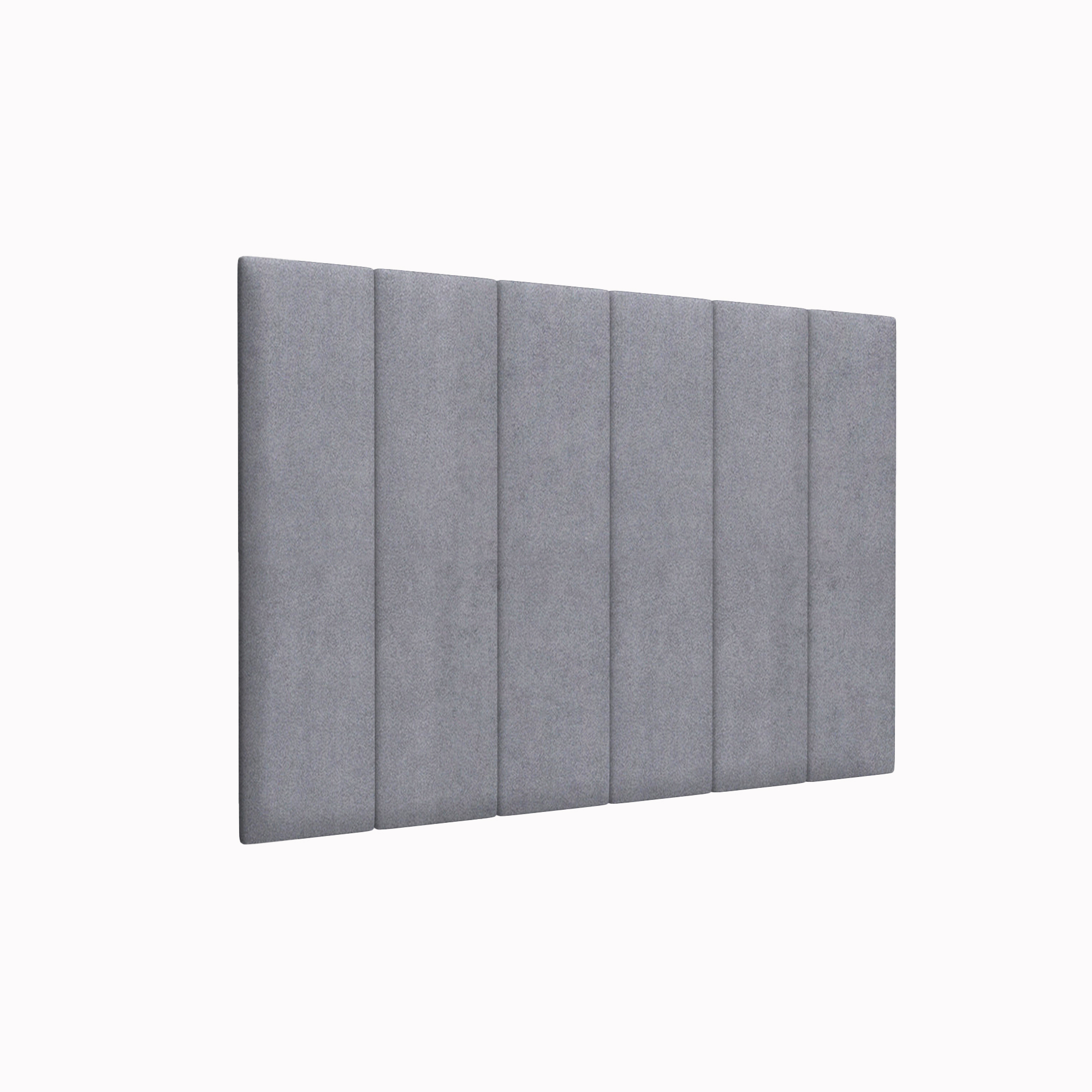 фото Мягкие стеновые панели alcantara gray 20х80 см 4 шт tartilla