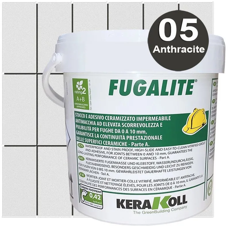 Затирка эпоксидная Kerakoll FUGALITE ECO Цвет 05 Anthracite (Антрацит) 3 кг