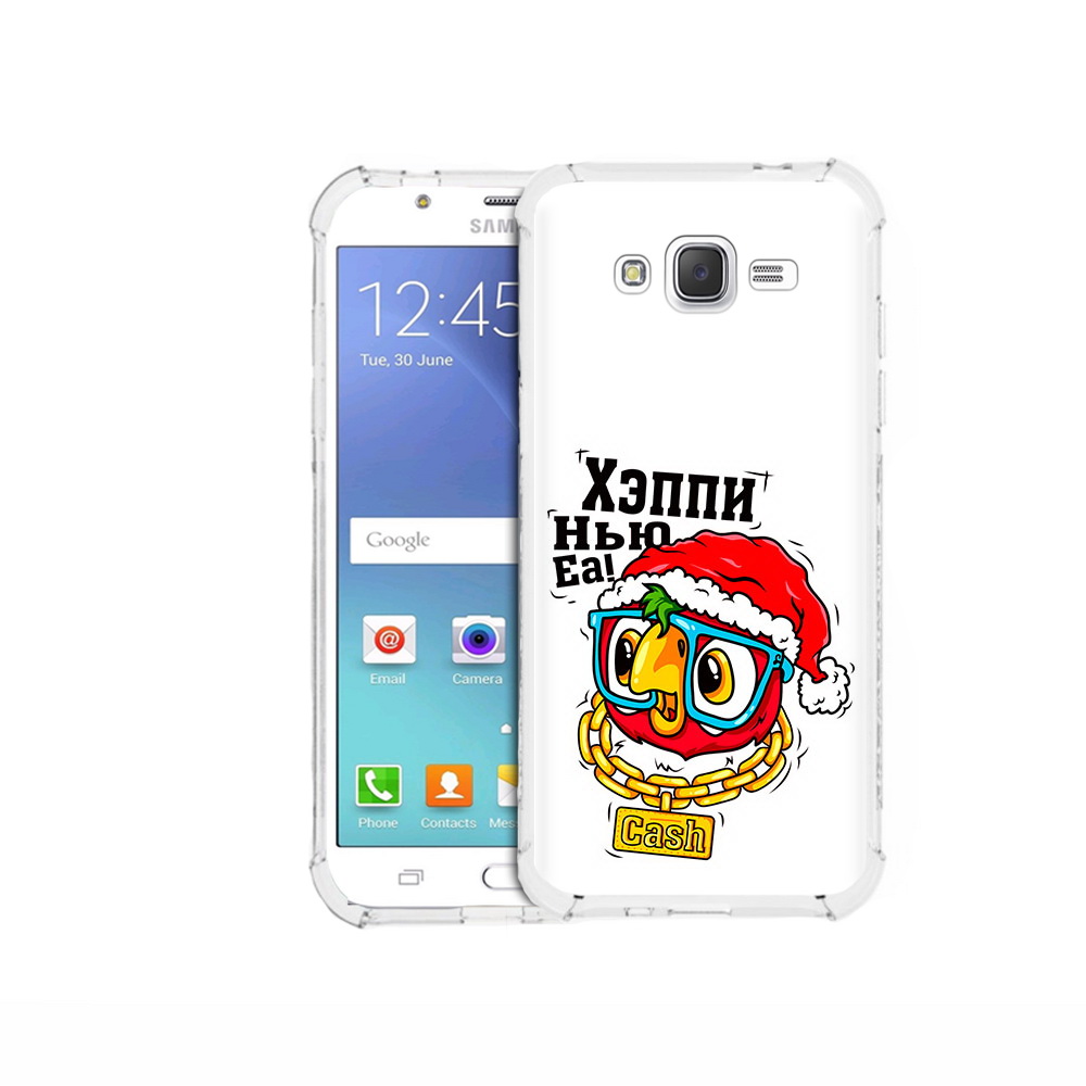 

Чехол MyPads Tocco для Samsung Galaxy J5 (2015) Хэппи нью еа (PT15272.579.196), Прозрачный, Tocco
