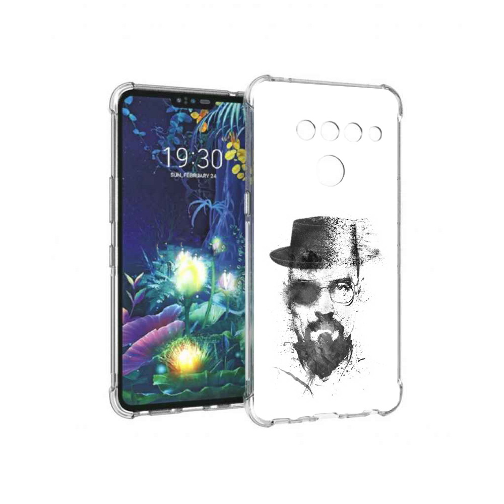 

Чехол MyPads Tocco для LG V50 ThinQ загадочный человек, Прозрачный, Tocco