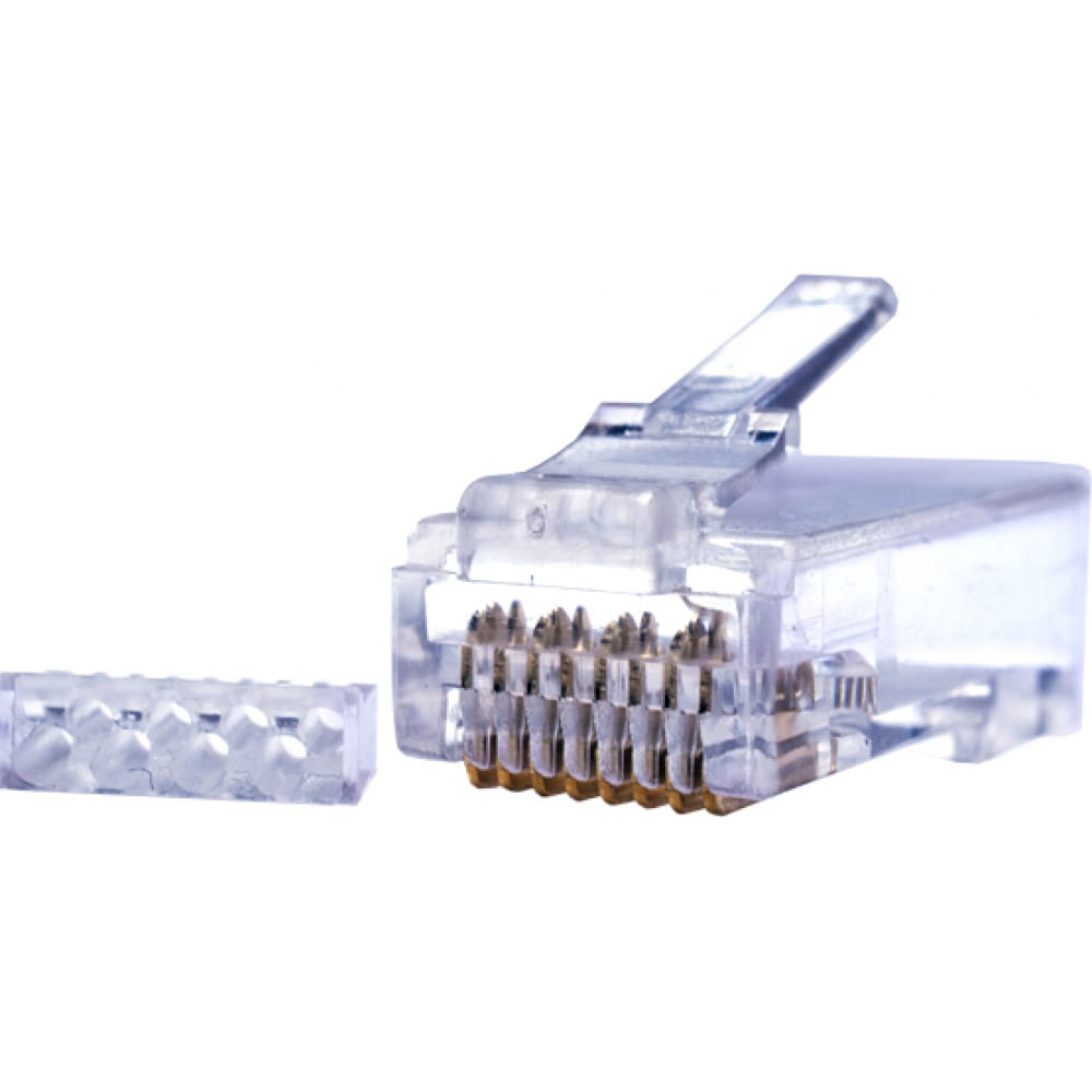 Коннекторы SUPRLAN, 8P8C U/UTP Cat.6 50U RJ-45 100 pcs 10-0208