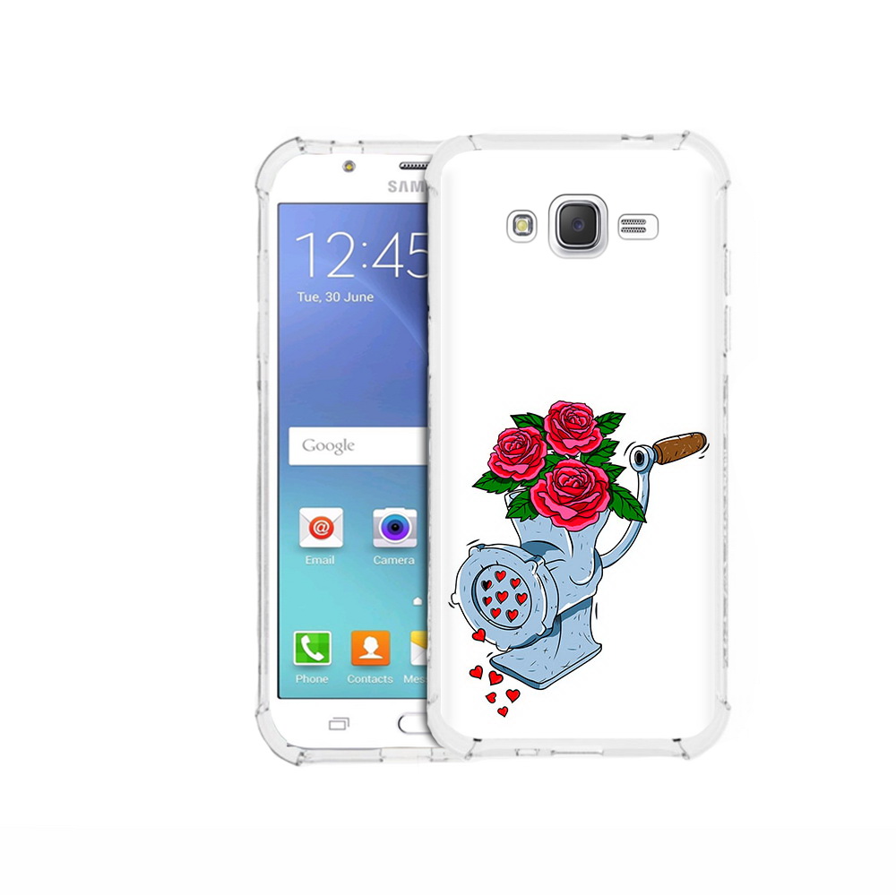 

Чехол MyPads Tocco для Samsung Galaxy J5 (2015) Цветочные сердца (PT15272.579.199), Прозрачный, Tocco