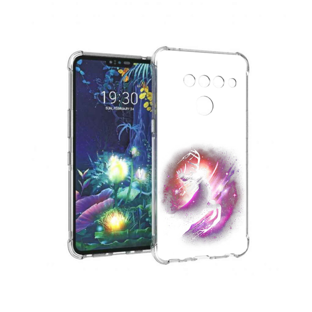 

Чехол MyPads Tocco для LG V50 ThinQ звездный олень, Прозрачный, Tocco