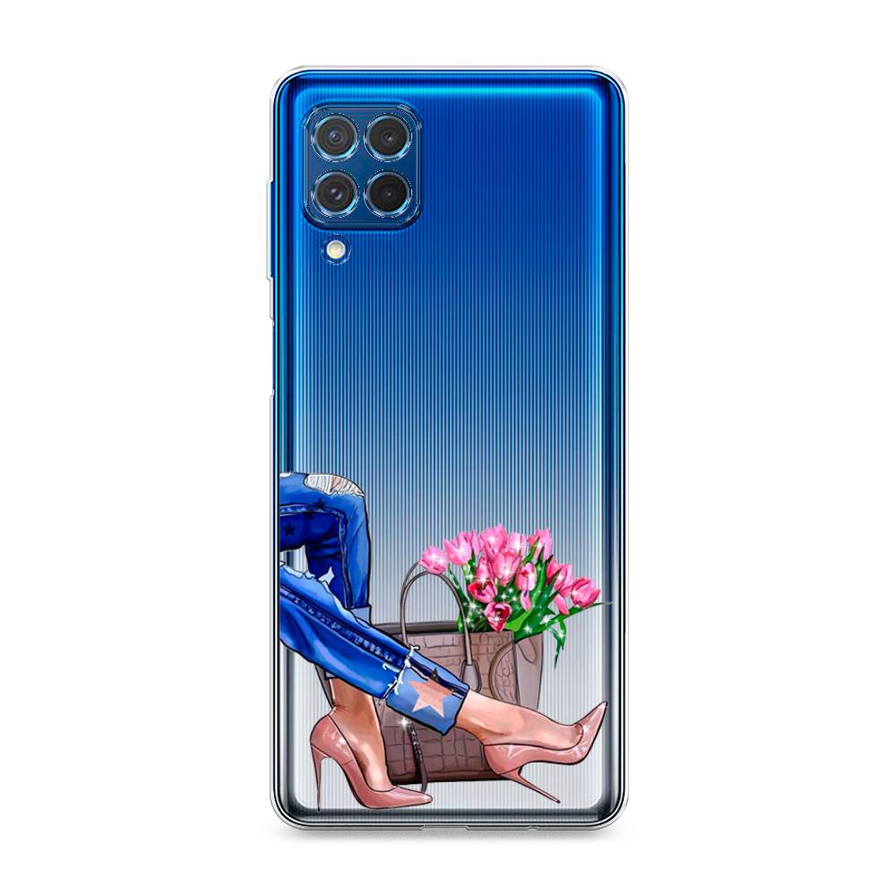 

Чехол Awog на Samsung Galaxy M62 / Самсунг M62 "Каблучки", Голубой;коричневый;розовый, 2102950-7