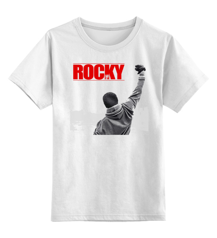 

Футболка детская Printio Rocky balboa цв. белый р. 128, Rocky balboa