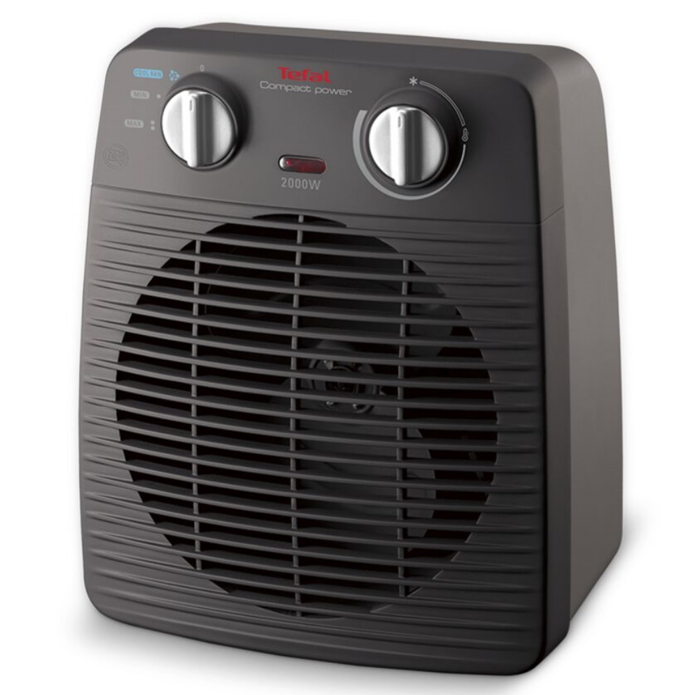 Тепловентилятор Tefal Compact Power Classic Fan Heater SE2210F0 черный тепловентилятор handy heater 1500w серый