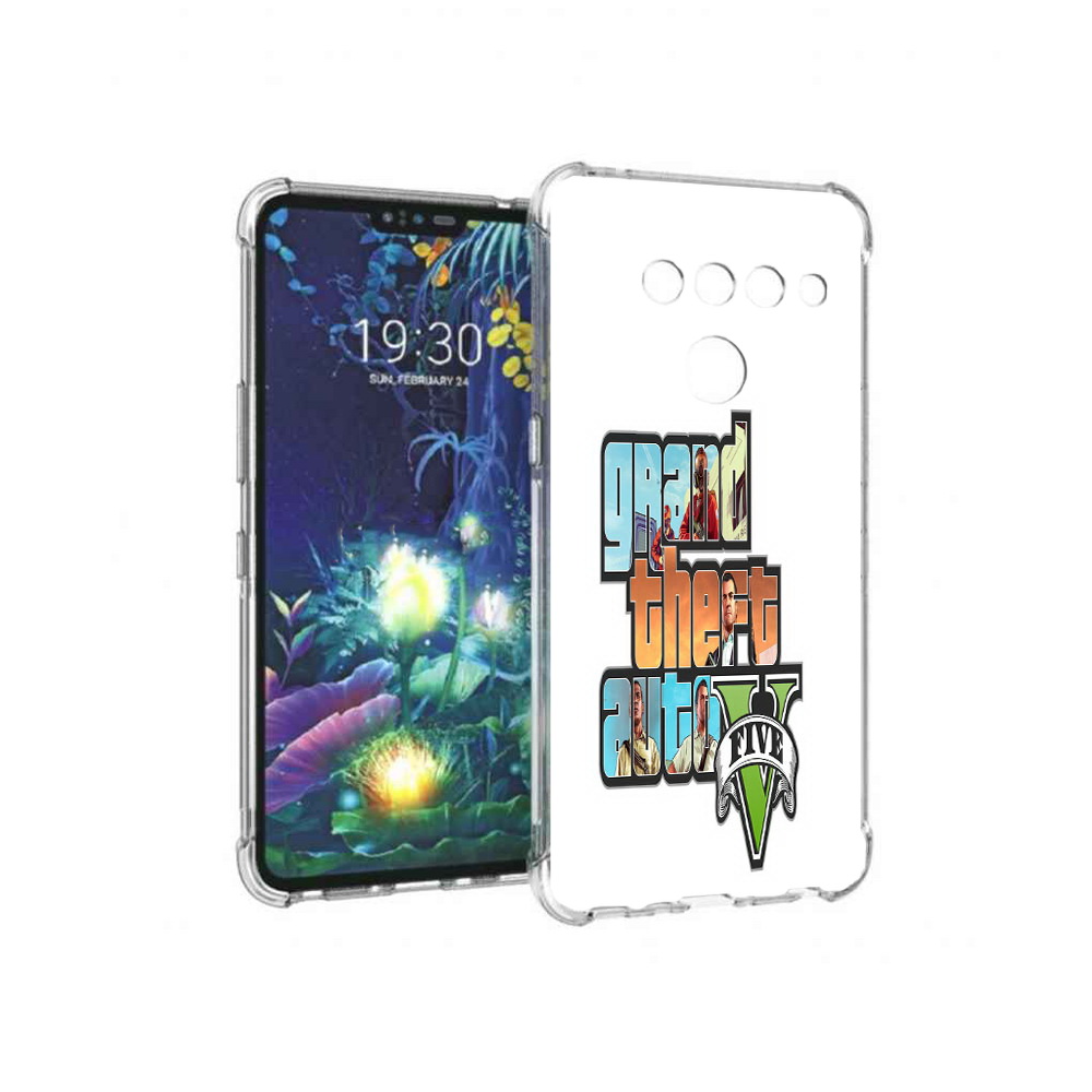 

Чехол MyPads Tocco для LG V50 ThinQ игра гта, Прозрачный, Tocco