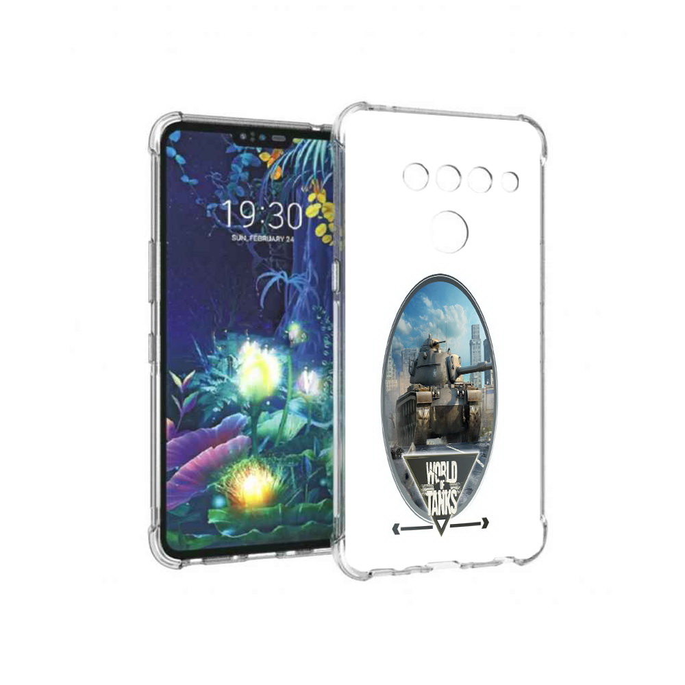 

Чехол MyPads Tocco для LG V50 ThinQ игра с танками, Прозрачный, Tocco