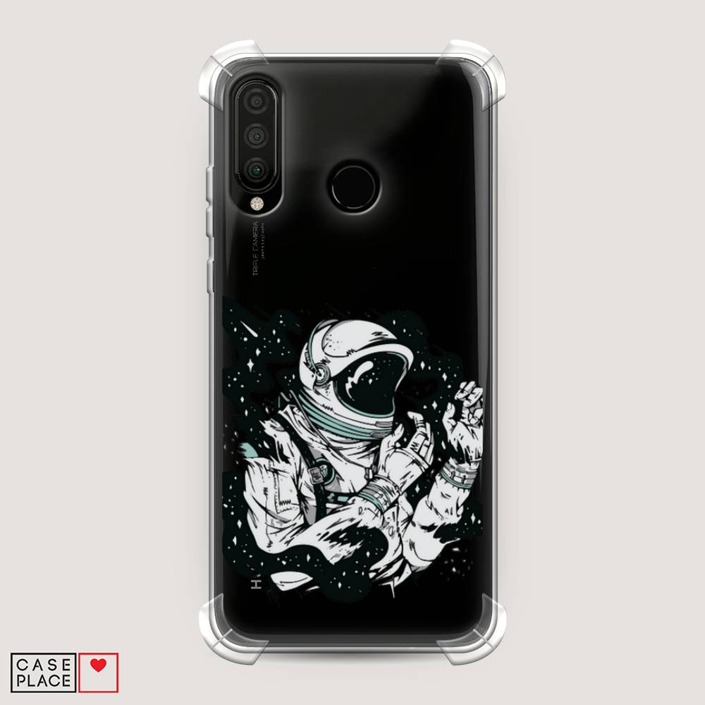 

Чехол Awog на Honor 20 Lite 2020 "Космонавт арт", Черный;белый;прозрачный, 611251-1