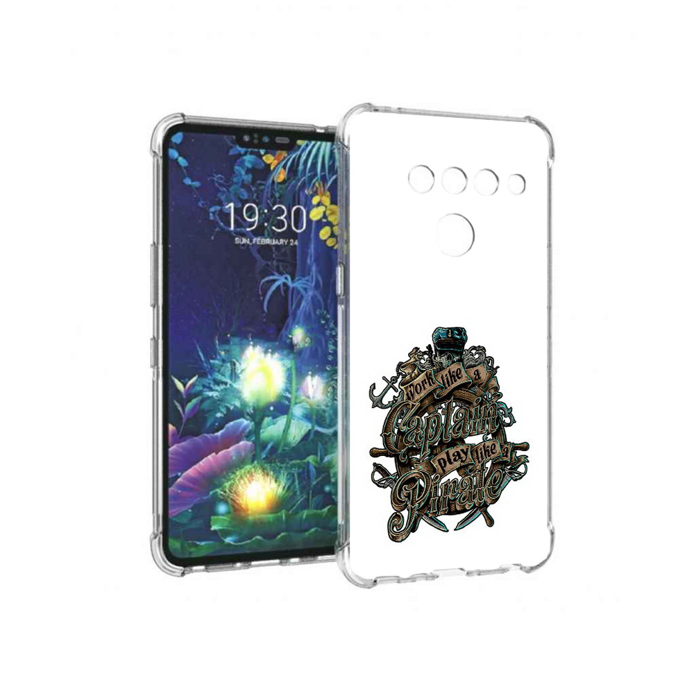 

Чехол MyPads Tocco для LG V50 ThinQ капитан пиратов, Прозрачный, Tocco