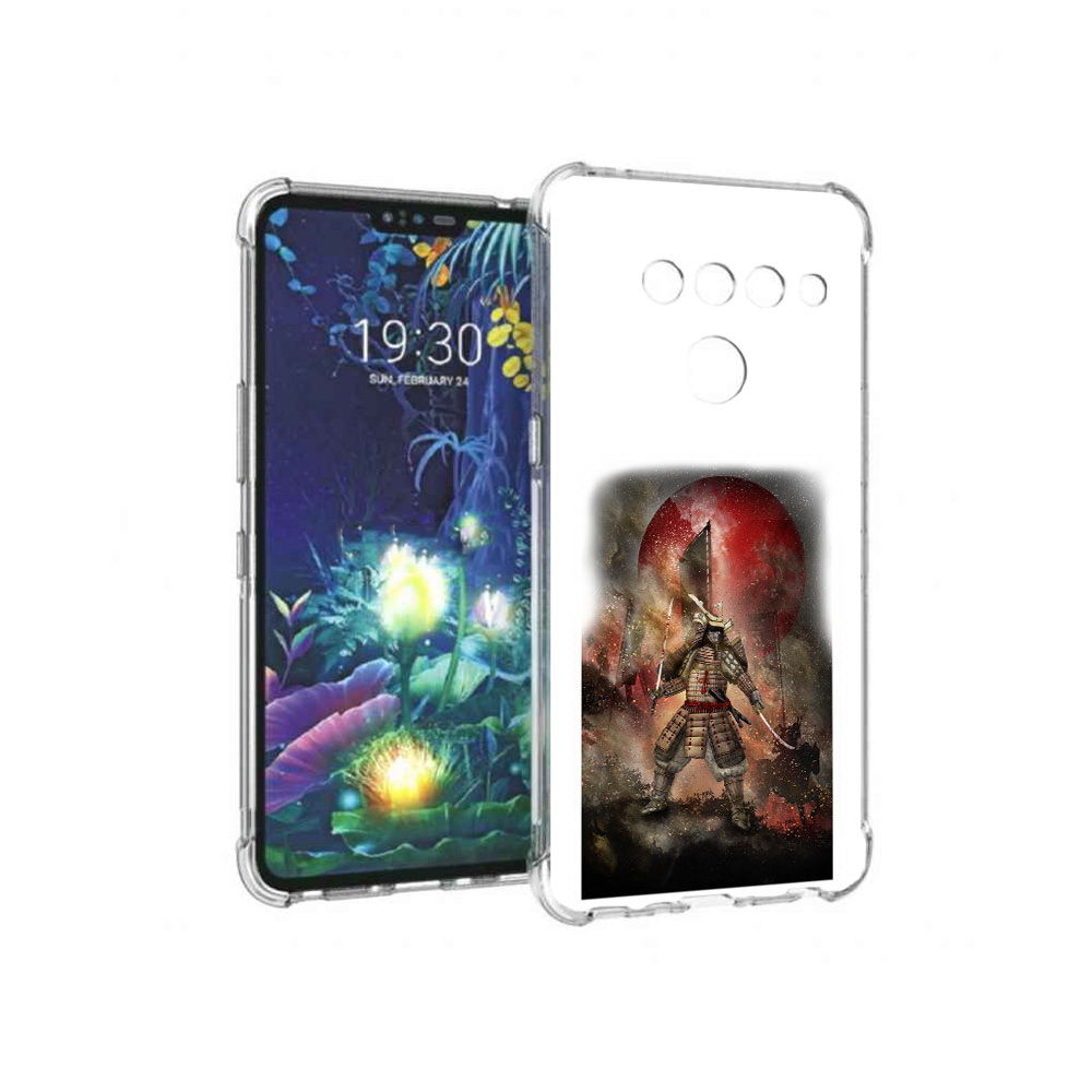 

Чехол MyPads Tocco для LG V50 ThinQ китайскийвоин, Прозрачный, Tocco