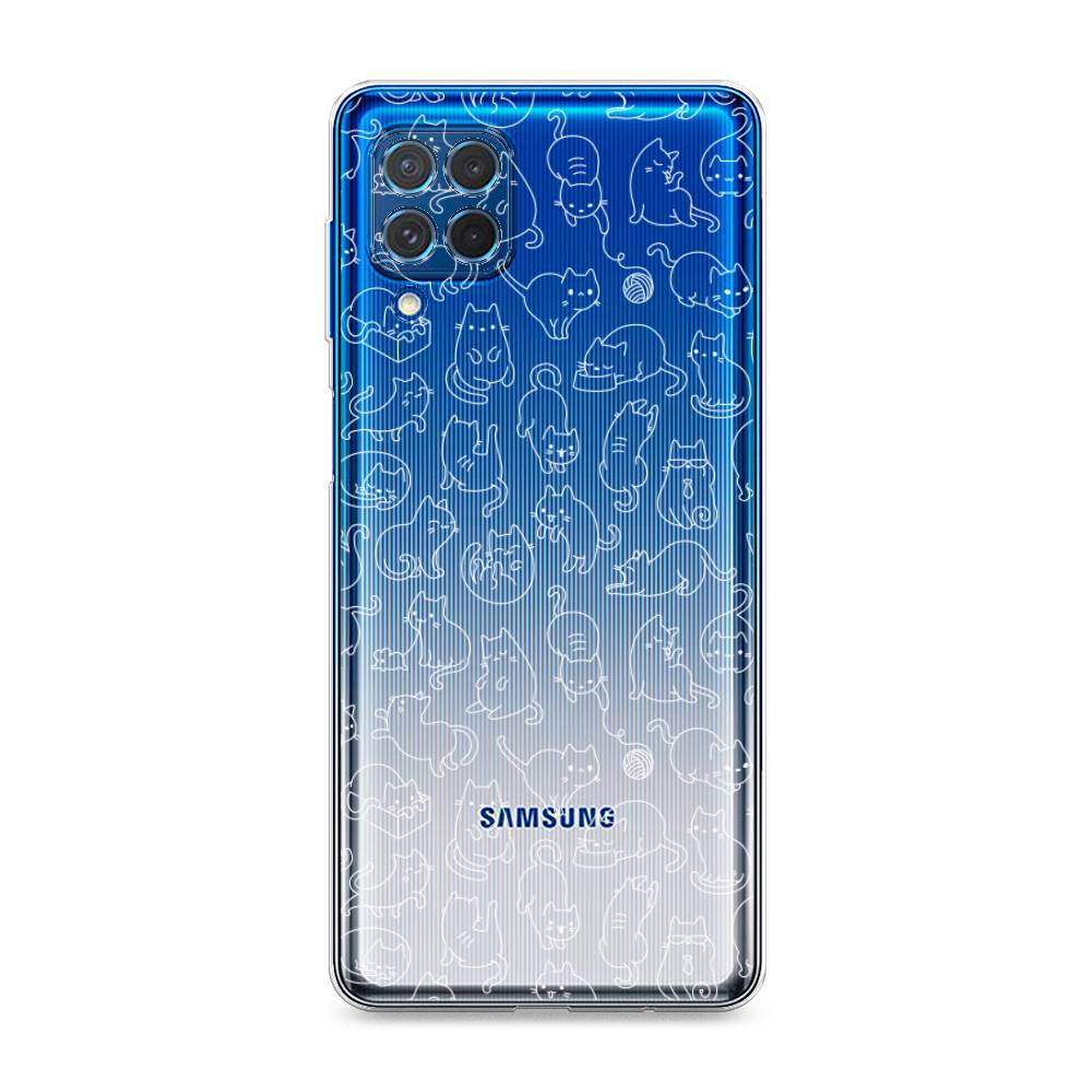 

Чехол Awog на Samsung Galaxy M62 / Самсунг M62 "Шкодливые котики", Черный;белый;серый, 2102950-2