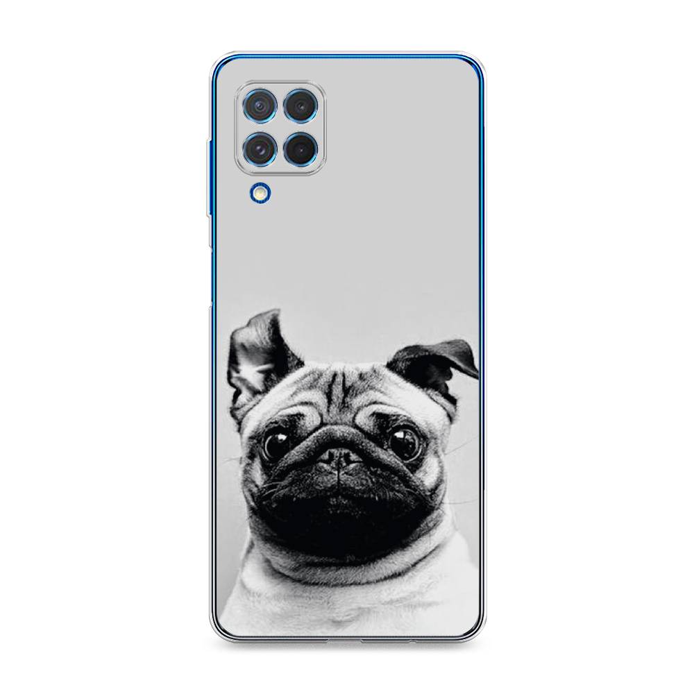 

Чехол Awog на Samsung Galaxy M62 / Самсунг M62 "Ушастый мопс", Серый, 2102950-1
