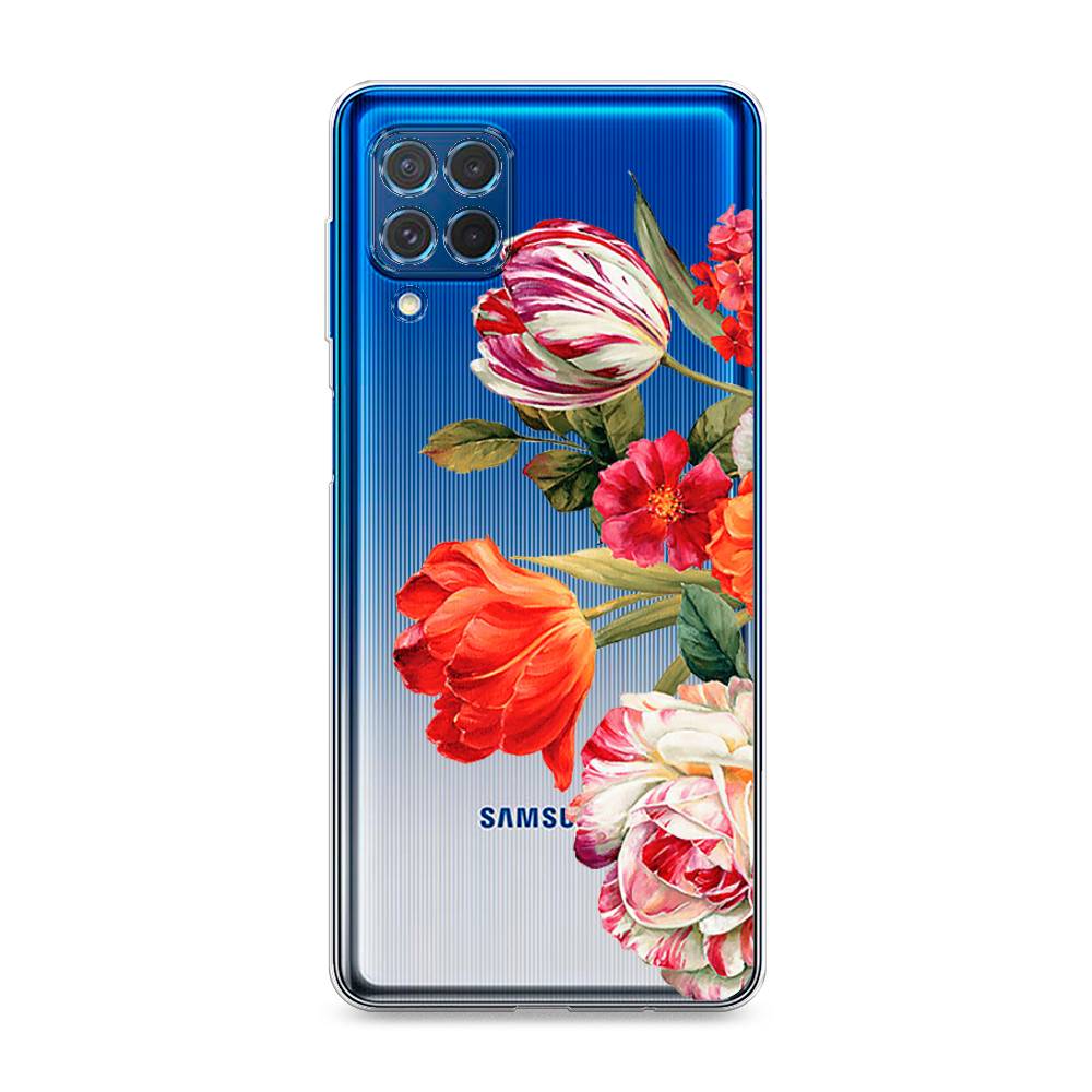 

Чехол Awog на Samsung Galaxy M62 / Самсунг M62 "Весенний букет", Красный;розовый;зеленый, 2102950-8