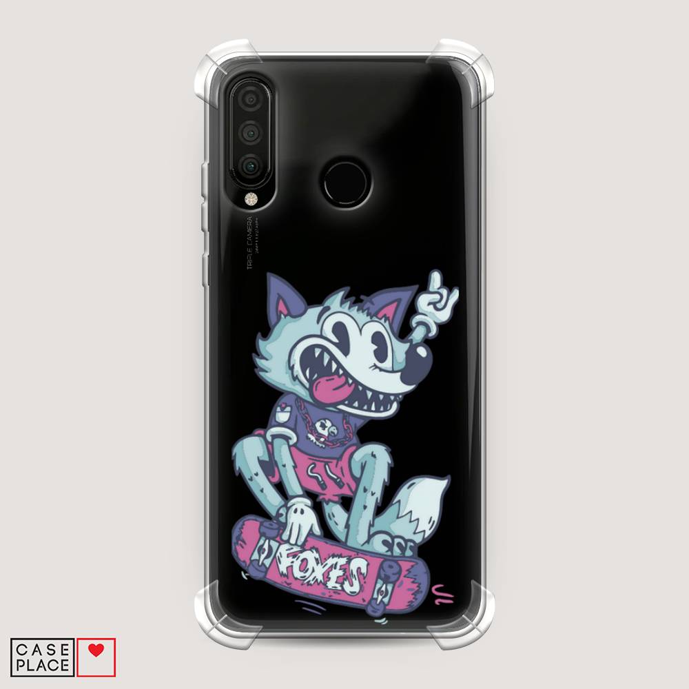 

Чехол Awog на Honor 20 Lite 2020 "Foxes", Голубой;фиолетовый, 611251-1