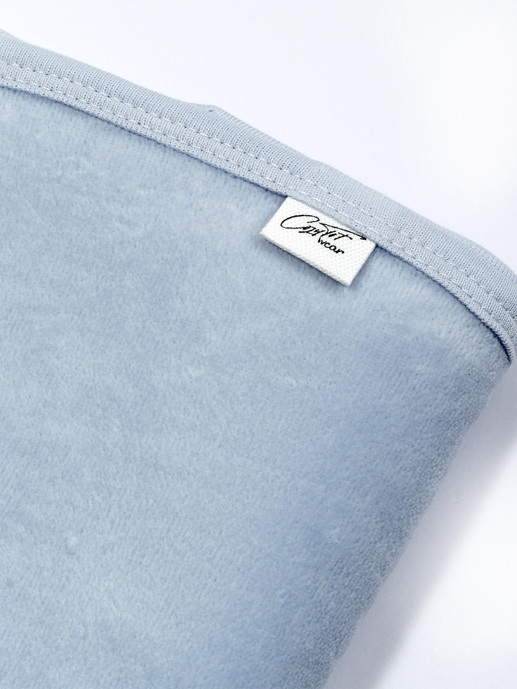 Плед двусторонний детский Кузя Тут 120х85 морозная льдинка, хлопок, велюр, 500063