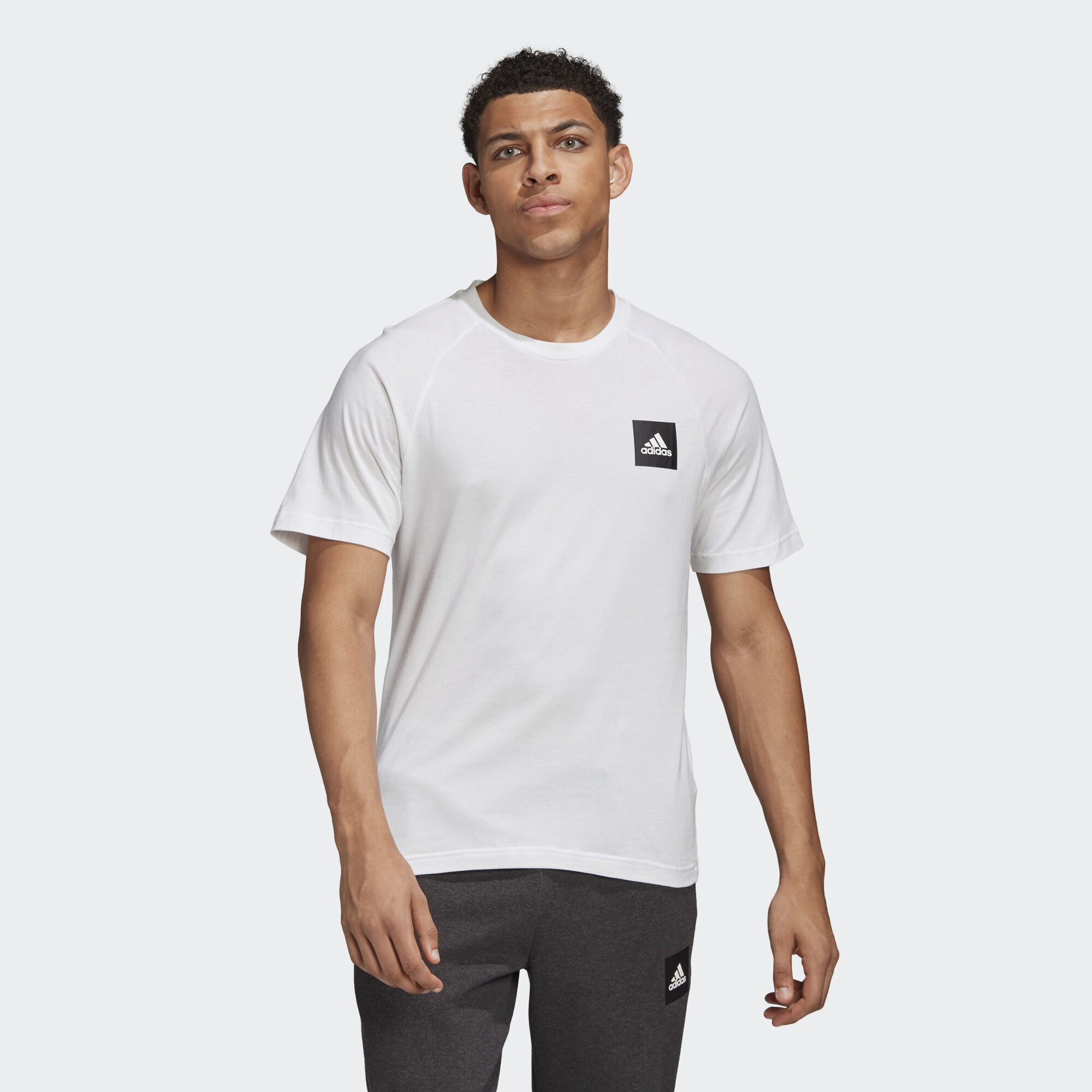

Футболка мужская Adidas FI4029 белая S, FI4029