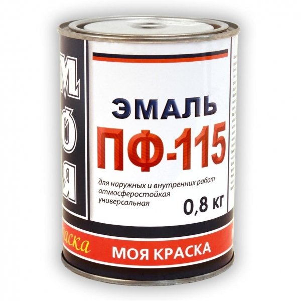 Эмаль ПФ-115 Моя Краска Оранжевая 0,8 кг