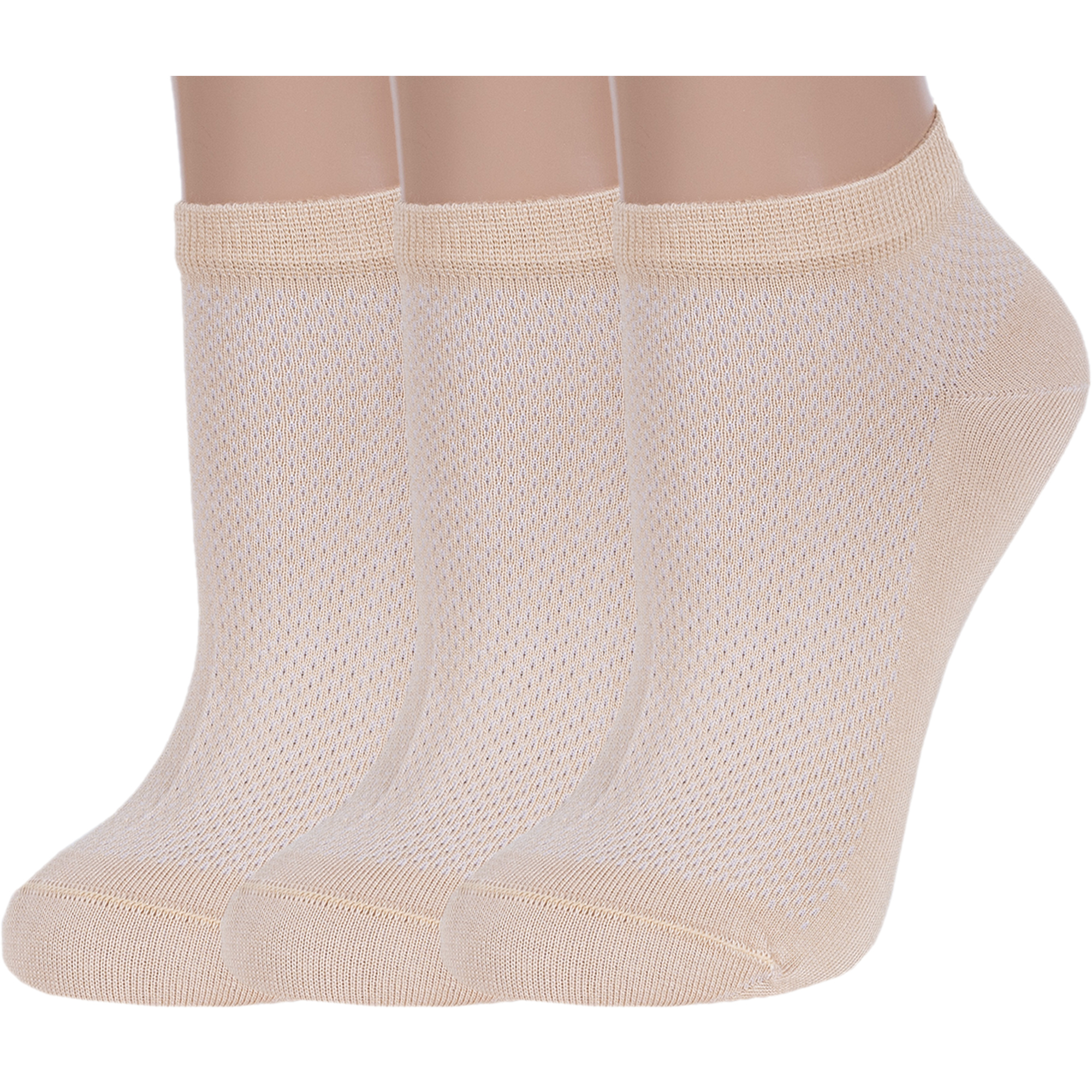 

Комплект носков женских Rusocks 3-Ж-1520 бежевых 23, 3-Ж-1520