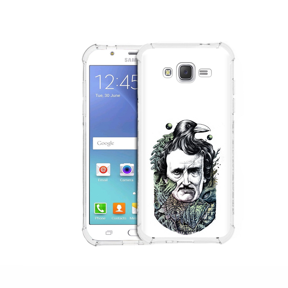 

Чехол MyPads Tocco для Samsung Galaxy J5 (2015) Эдгар Аллан с вороном (PT15272.579.203), Прозрачный, Tocco