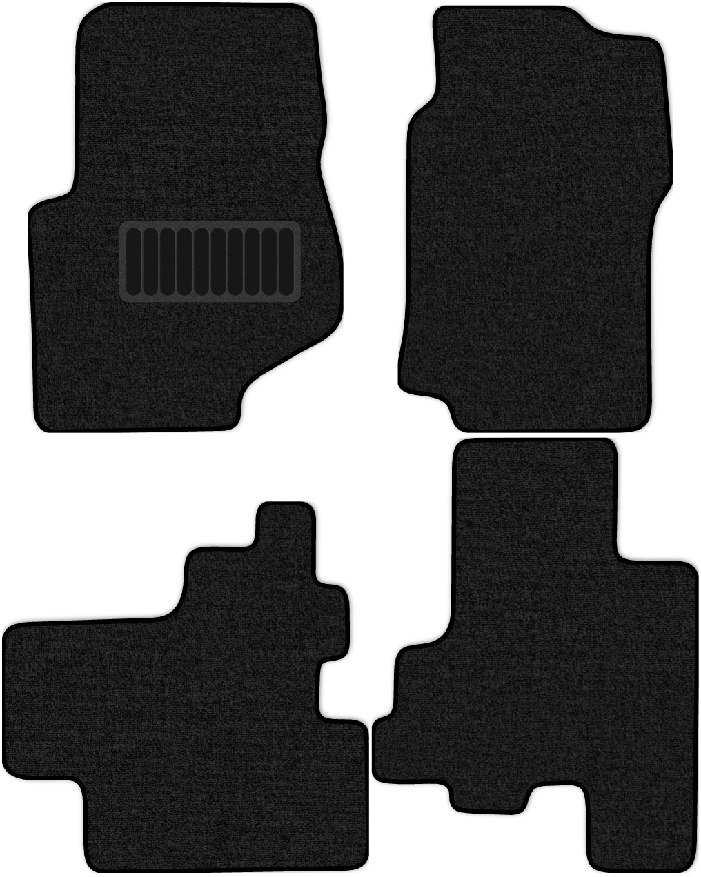 фото Коврики текстильные allmone комфорт для chevrolet trailblazer i gmt360 2001 - 2010