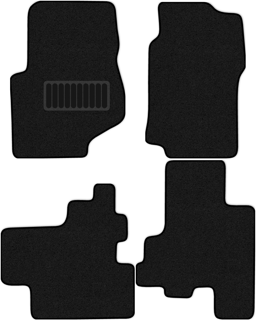 фото Коврики текстильные allmone стандарт для chevrolet trailblazer i gmt360 2001 - 2010