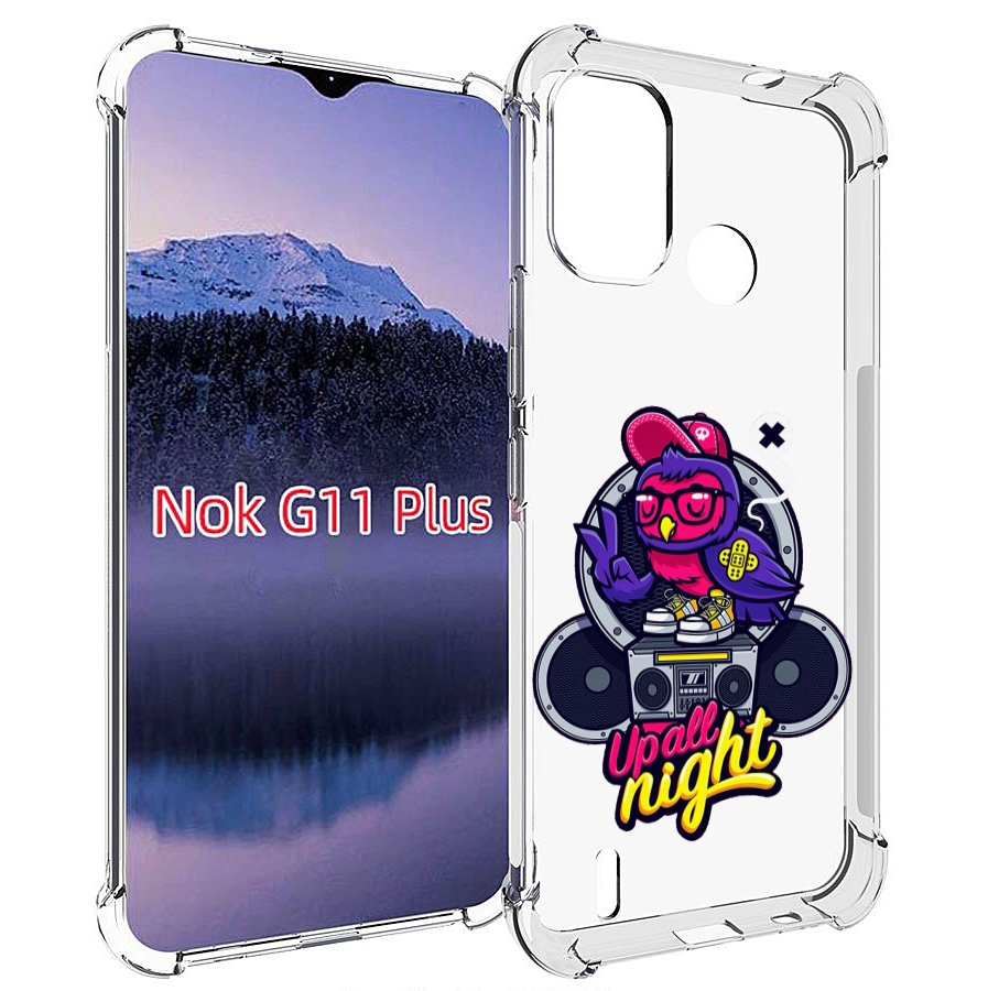 

Чехол MyPads попугай любит музыку для Nokia G11 Plus, Прозрачный, Tocco