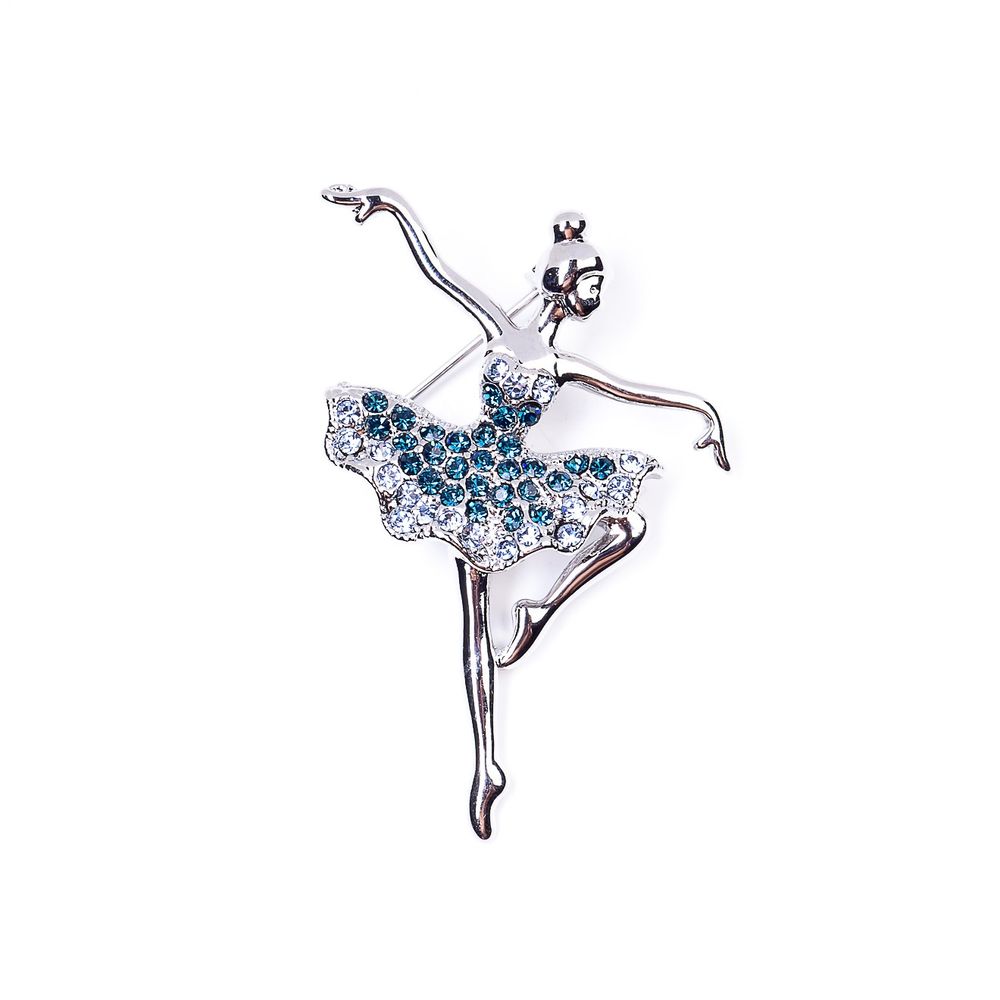 

Брошь из бижутерного сплава с swarovski Moon Paris MoS-22.03-021, MoS-22.03-021