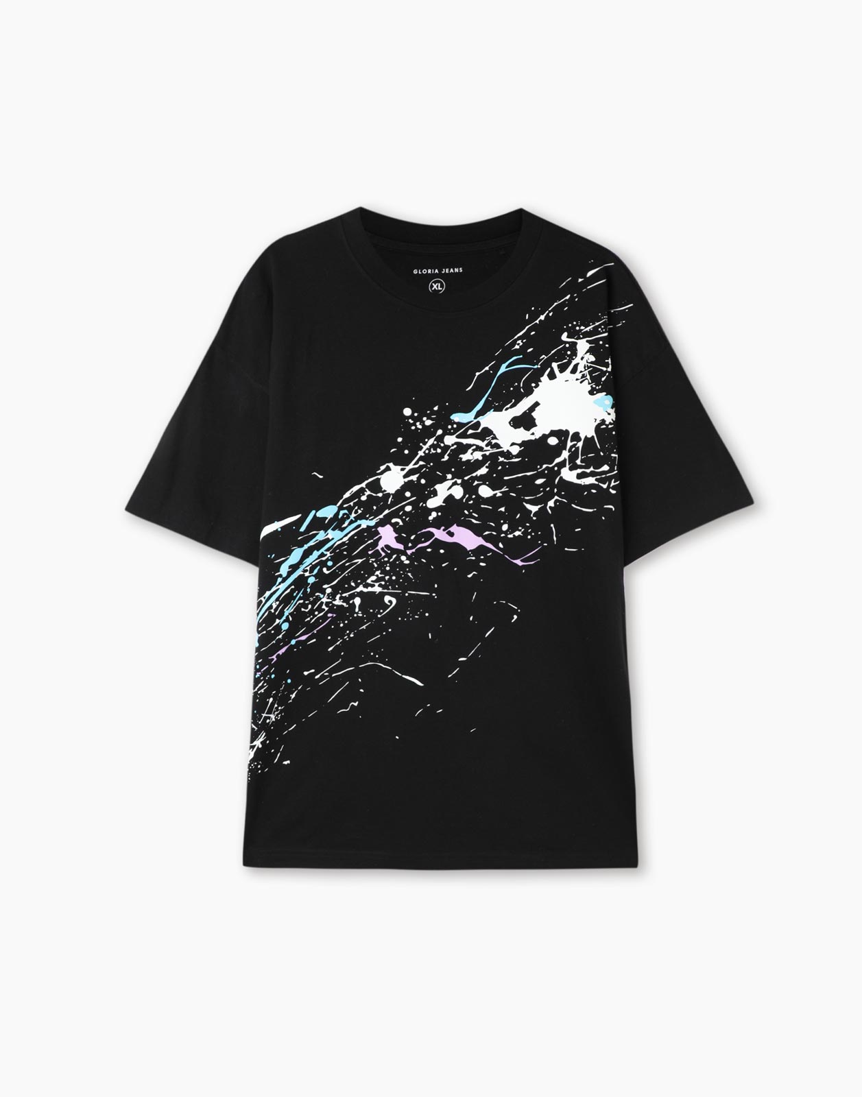 

Футболка мужская Gloria Jeans BKT013733 черная 2XL, Черный, BKT013733