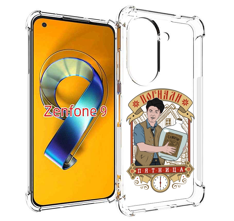 

Чехол MyPads Погнали пятница для Asus Zenfone 9 (AI2202), Прозрачный, Tocco