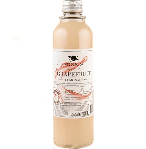 

Напиток SPACE Grapefruit Lemonade (Грейпфрут) безалкогольный с соком 330мл