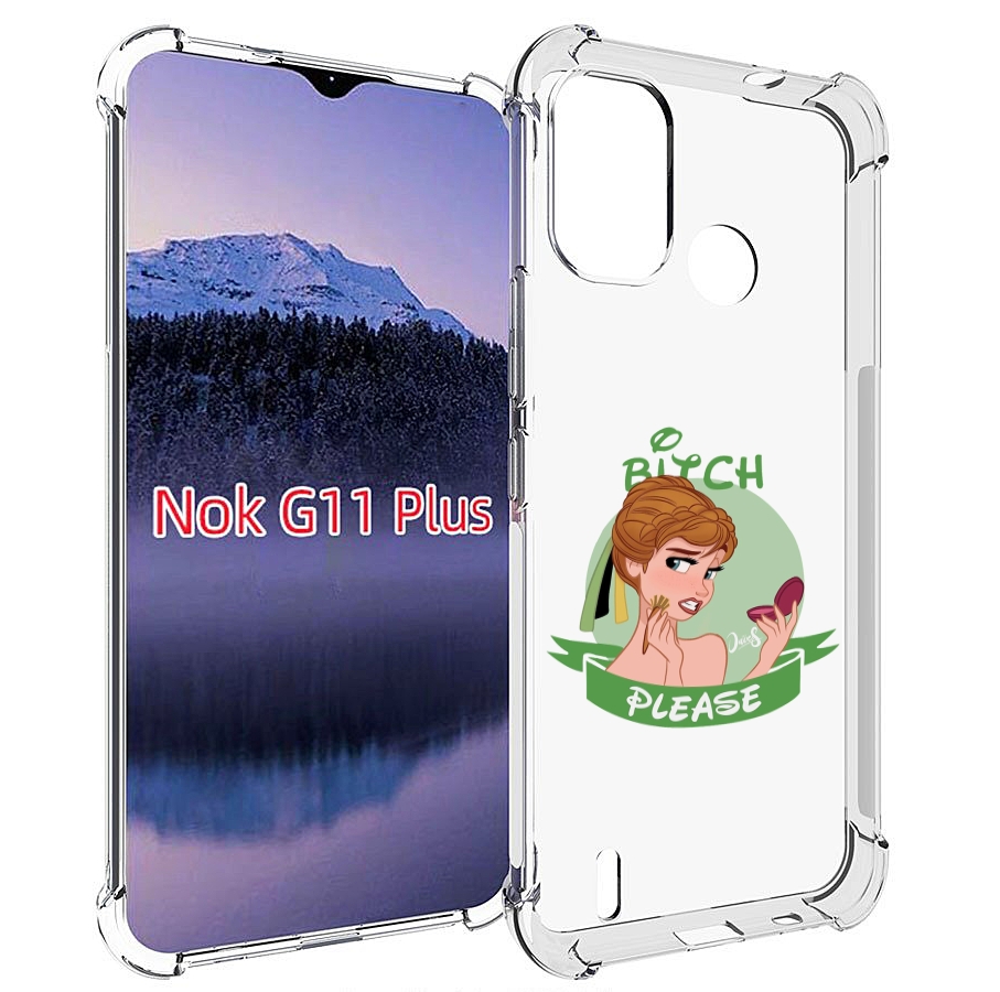 

Чехол MyPads принцесса-Анна женский для Nokia G11 Plus, Прозрачный, Tocco