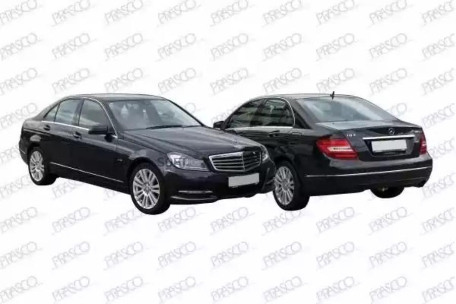 Молдинг бампера переднего левый Mercedes C-class W204  09/11 -> 12/13  (хром)