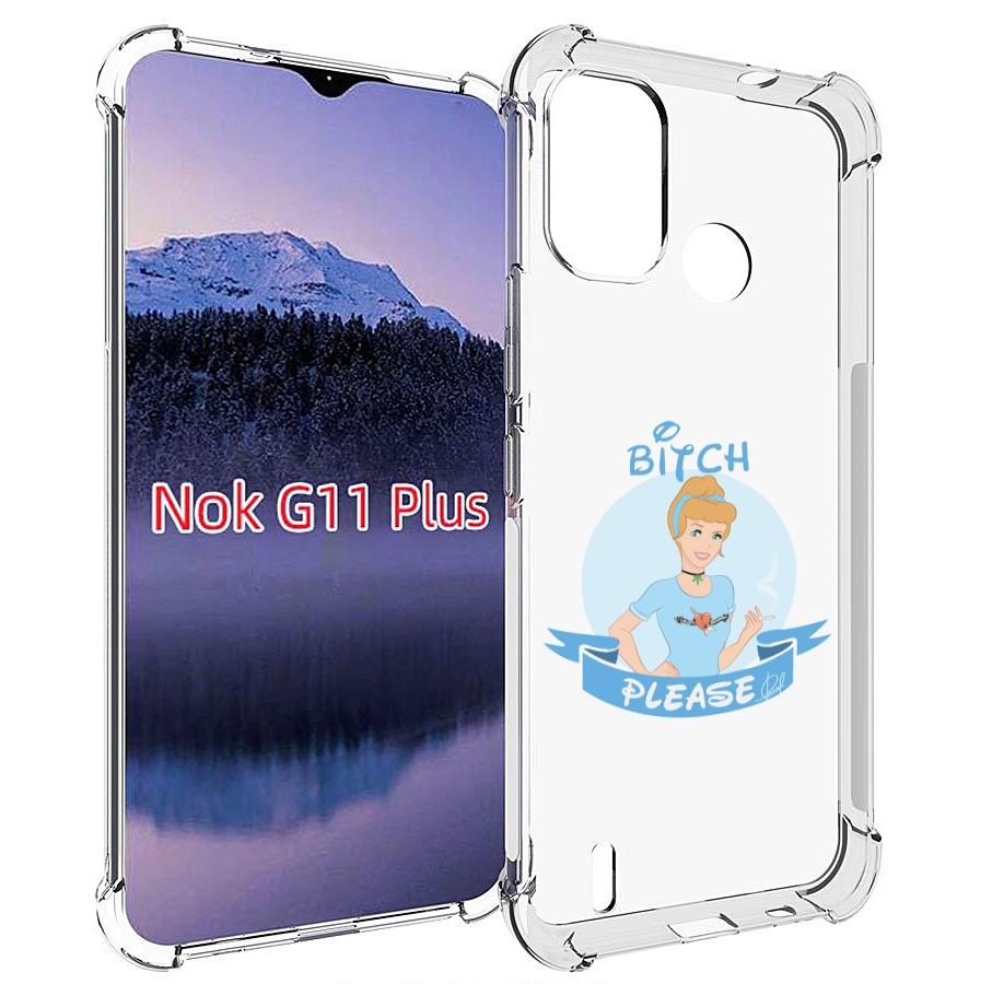 

Чехол MyPads принцесса-эльза женский для Nokia G11 Plus, Прозрачный, Tocco