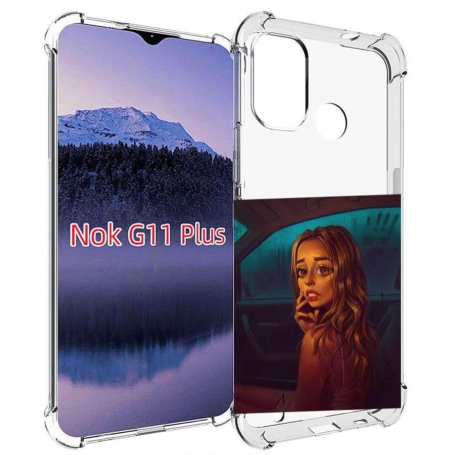 

Чехол MyPads пуп-невесты женский для Nokia G11 Plus, Прозрачный, Tocco