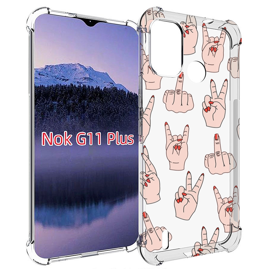 

Чехол MyPads разные-ручки для Nokia G11 Plus, Прозрачный, Tocco