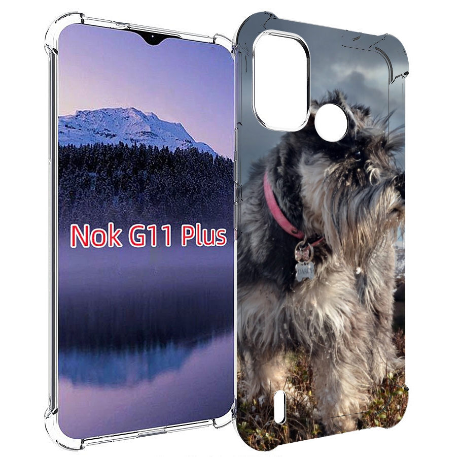 

Чехол MyPads ризеншнауцер 2 для Nokia G11 Plus, Прозрачный, Tocco