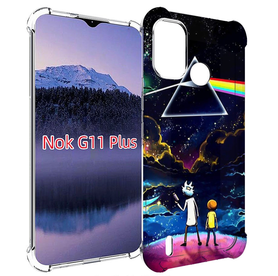 

Чехол MyPads рик и морти в космосе для Nokia G11 Plus, Прозрачный, Tocco