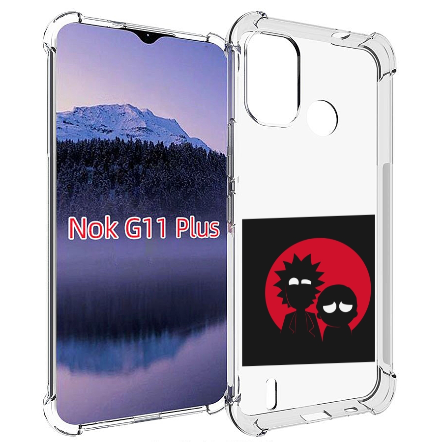 

Чехол MyPads рик и морти в тени для Nokia G11 Plus, Прозрачный, Tocco