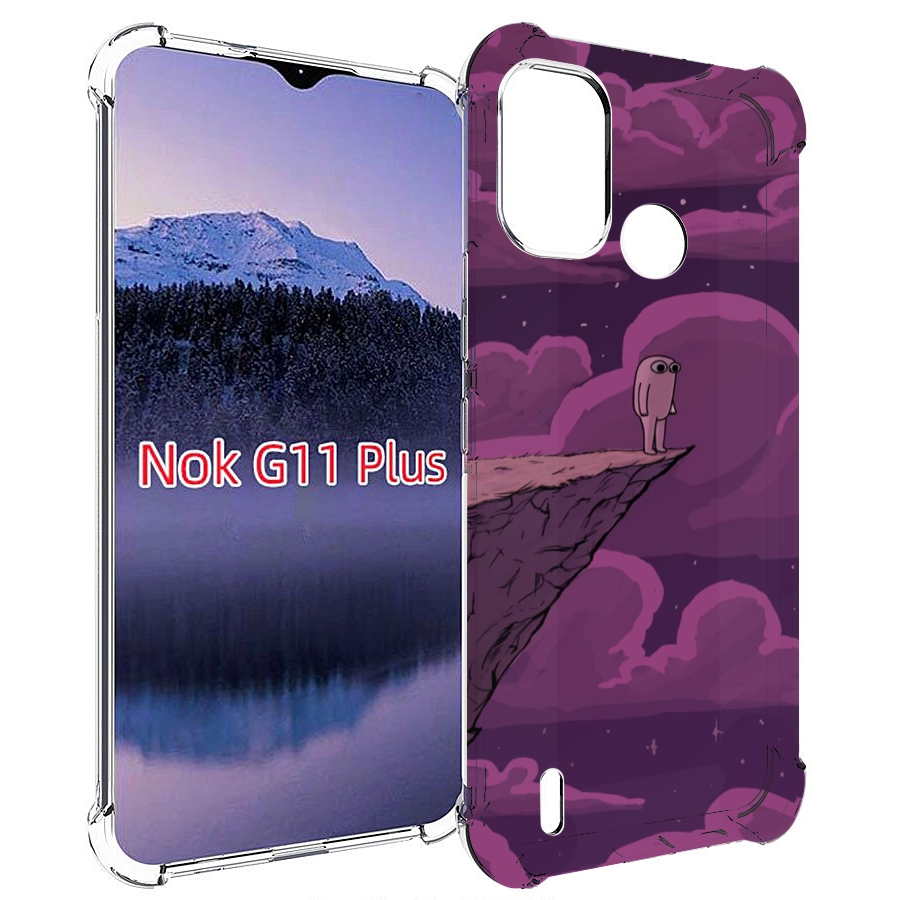 

Чехол MyPads розовая-фасолька для Nokia G11 Plus, Прозрачный, Tocco
