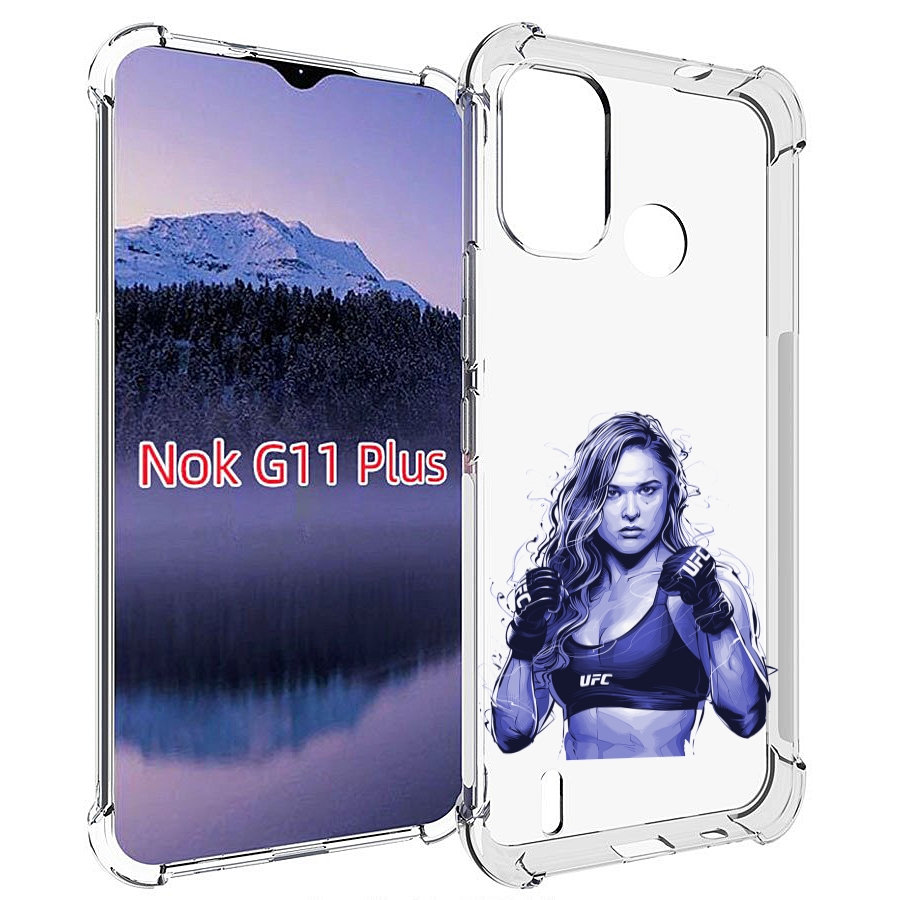 

Чехол MyPads ронда-роузи-юфс для Nokia G11 Plus, Прозрачный, Tocco