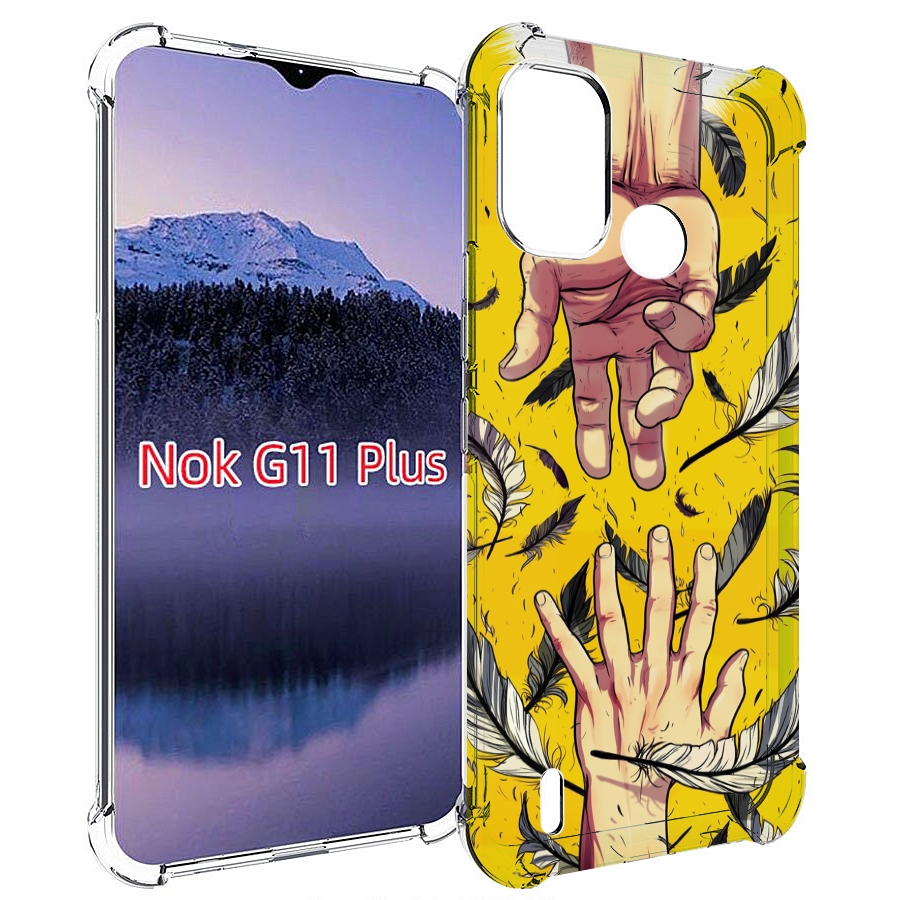

Чехол MyPads рука-в-руку для Nokia G11 Plus, Прозрачный, Tocco