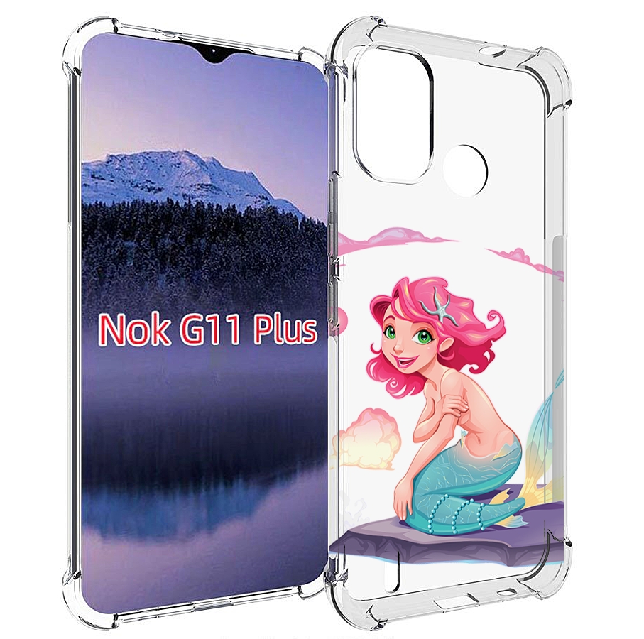 

Чехол MyPads русалочка для Nokia G11 Plus, Прозрачный, Tocco