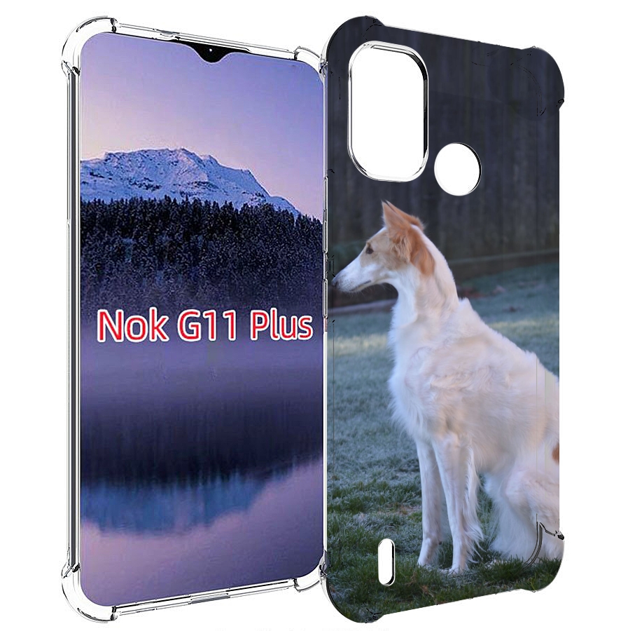 

Чехол MyPads русская псовая борзая для Nokia G11 Plus, Прозрачный, Tocco