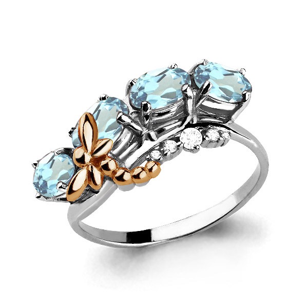 

Кольцо из серебра р. 17 AQUAMARINE 6572002_925_р, 6572002_925_р