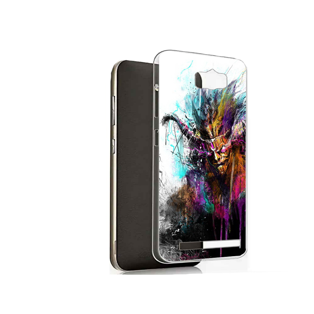 

Чехол MyPads Tocco для Asus ZenFone Max (ZC550KL) яркий дьявол, Прозрачный, Tocco