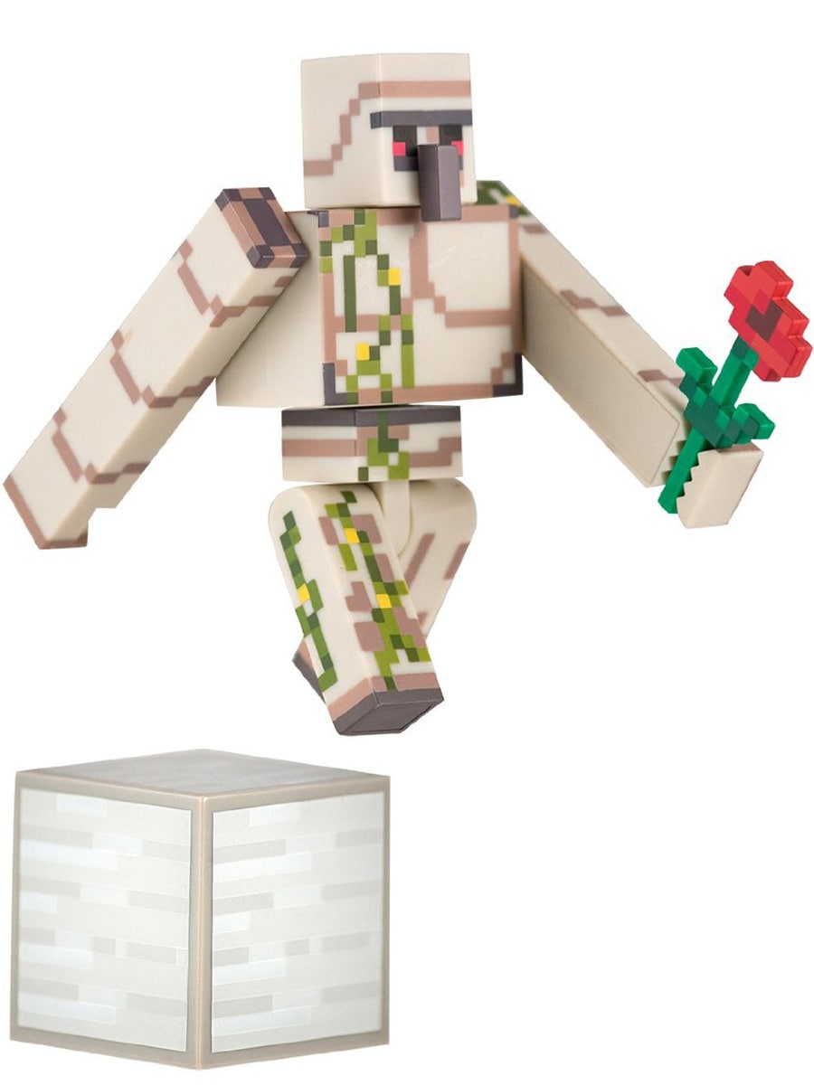 Фигурка StarFriend Майнкрафт Железный Голем Minecraft (подвижная, аксессуары, 9 см)