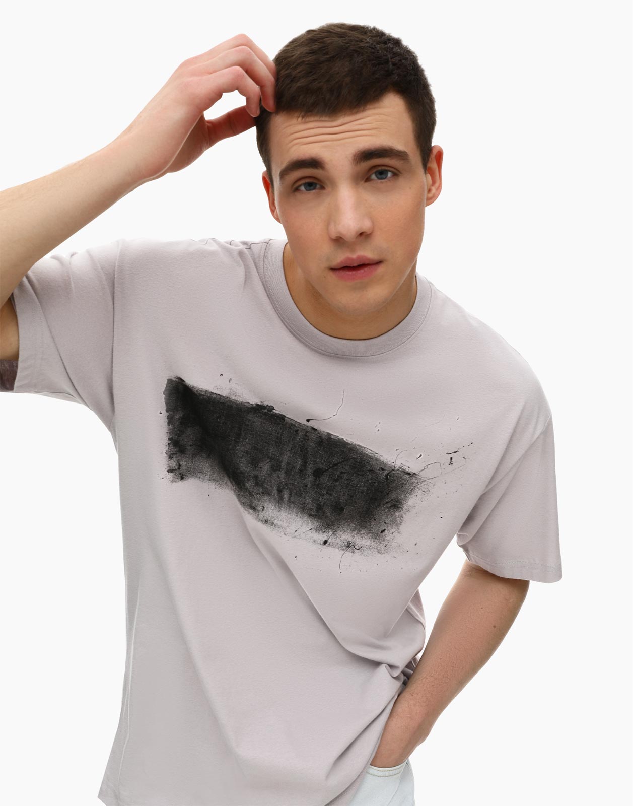 

Футболка мужская Gloria Jeans BKT013750 фиолетовая M, Фиолетовый, BKT013750